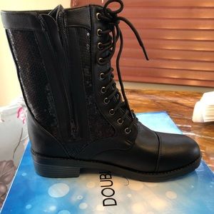 Woman’s combat boots